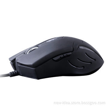 High-precision 7D Gaming Mouse, Can Work on Any Surface, Measures 124x84x42mm